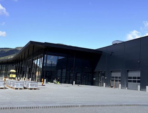 Tetthetskontroll av nytt storbilsenter på Gol i Hallingdal